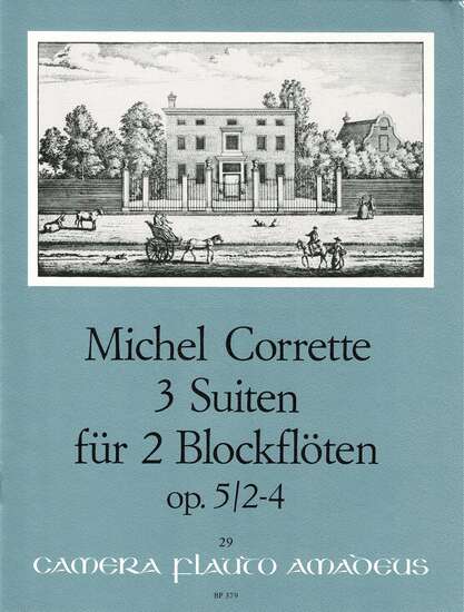 photo of 3 Suiten für 2 Blockflöten, op. 5/2-4