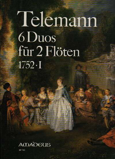 photo of 6 Duos für 2 Flöten, 1752, Vol. I, TWV 40:130-135
