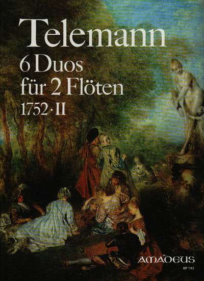 photo of 6 Duos für 2 Flöten, 1752, Vol. II, TWV 40:124-129