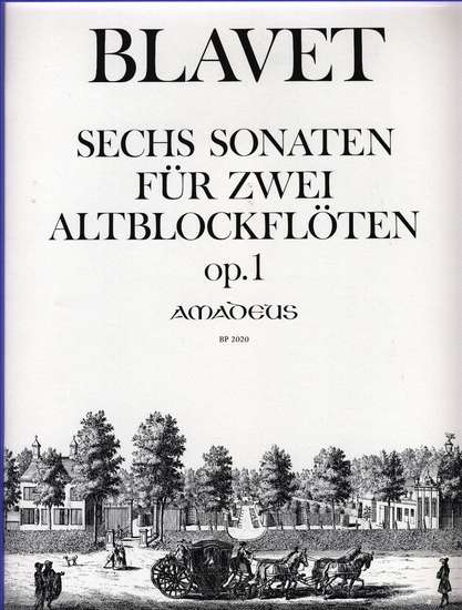photo of Sechs Sonaten für Zwei Altblockflöten, op. 1