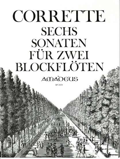 photo of Sechs Sonaten für Zwei Altblockflöten, op. 2