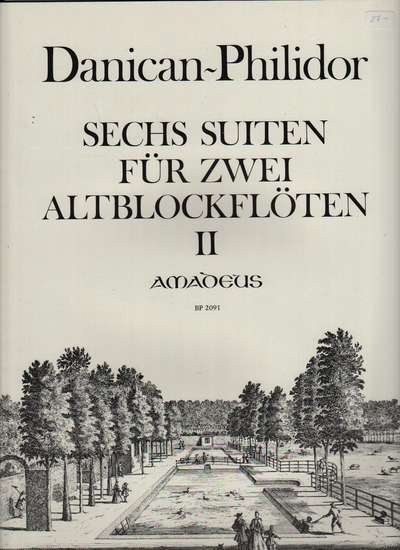 photo of Sechs Suiten für Zwei Altblockflöten II, Op. 2/7-8, 3/11