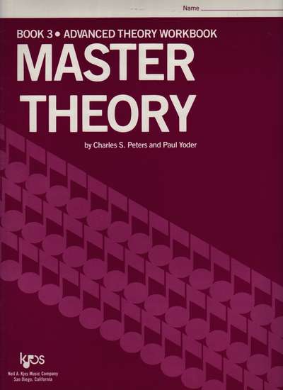photo of Master Theory, Book 3, AdvancedTheory Workbook
