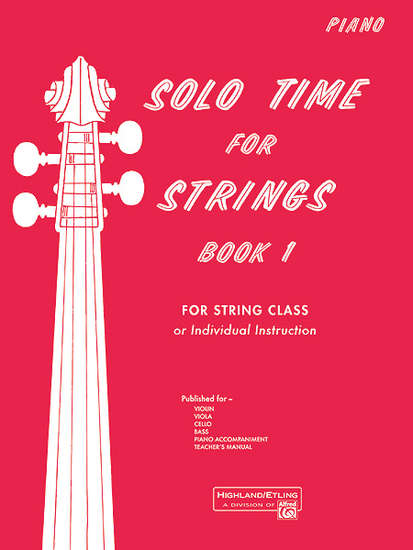 photo of Solo Time for Strings, Book 1, Piano