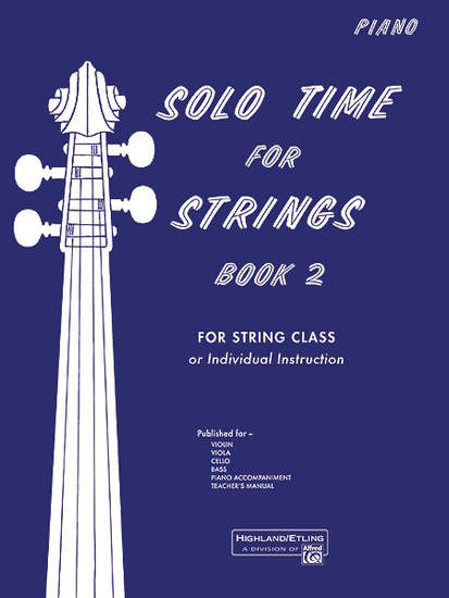 photo of Solo Time for Strings, Book 2, Piano