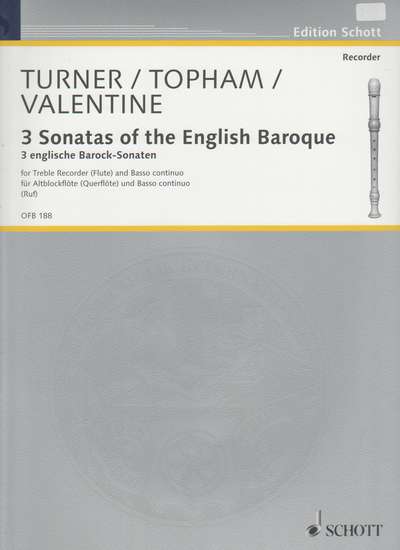 photo of 3 Sonatas of the English Baroque