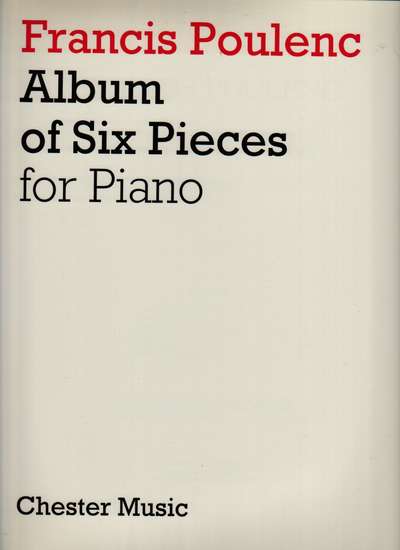photo of Album of Six Pieces for Piano