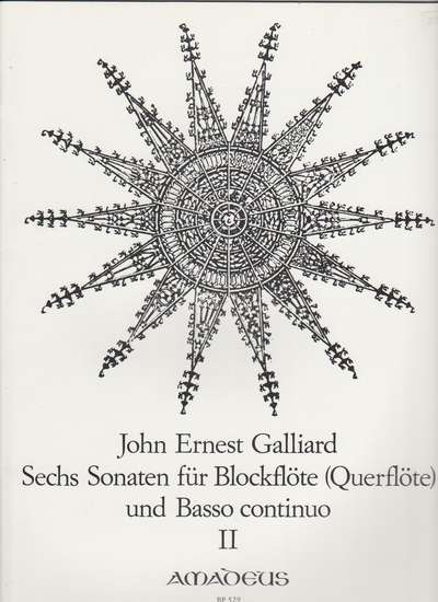 photo of Sechs Sonaten für Blockflöte und Basso continuo, Vol. II