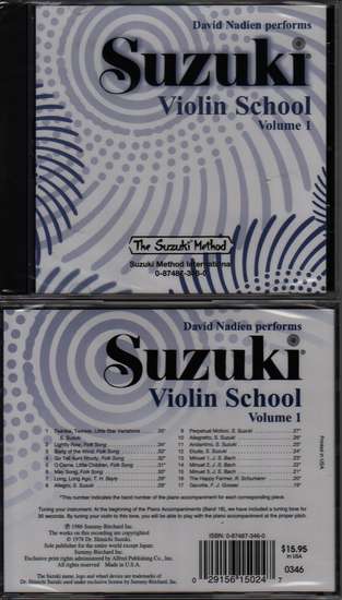 photo of Suzuki Violin School, Vol. 1, Nadien, CD