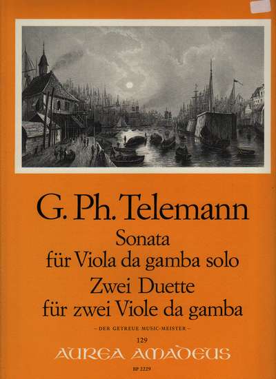 photo of Sonata für Viola da gamba solo, Zwei Duette TWV 40:1, 40:107, 40:111