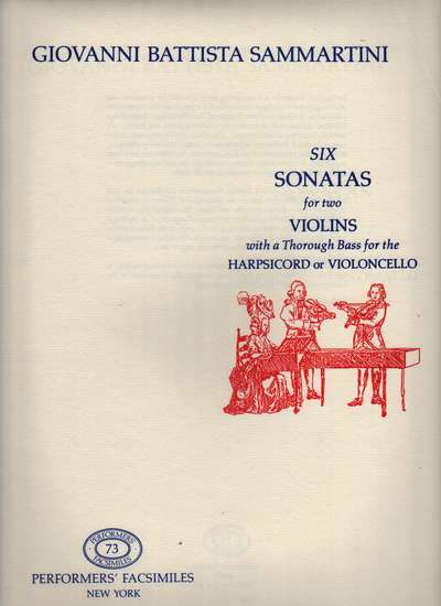photo of Six Sonatas for two Violins, Opera Quinta