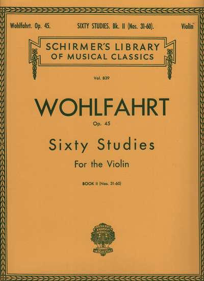 photo of Sixty Studies for the Violin, Op. 45, Book II