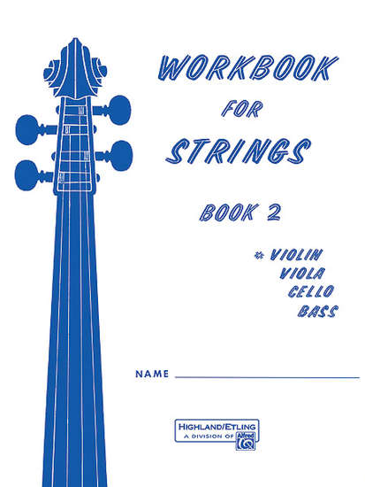 photo of Workbook for Strings, Book 2, Violin