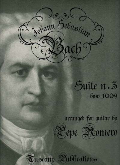 photo of Suite n. 3, BWV 1009 arranged for guitar