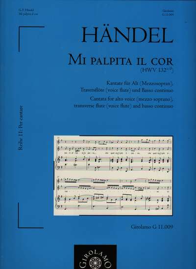 photo of Mi palpita il cor, HWV 132