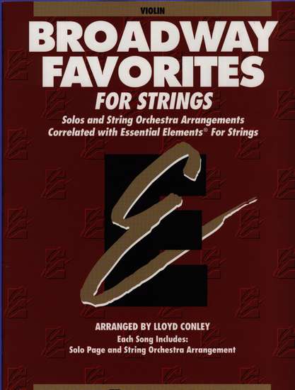photo of Broadway Favorites for Strings, Violin Book