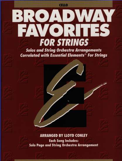 photo of Broadway Favorites for Strings, Cello Book