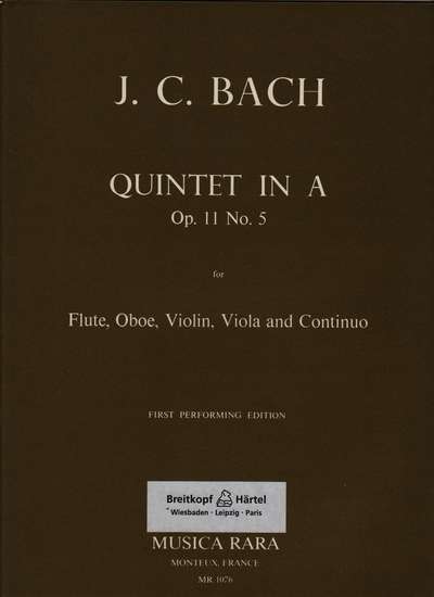 photo of Quintet in A major, Op. 11, No. 5