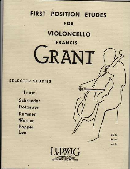 photo of First Postition Etudes for Violoncello