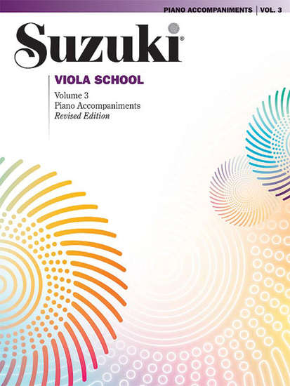 photo of Suzuki Viola School, Vol. 3, Revised 1999, Accompaniment