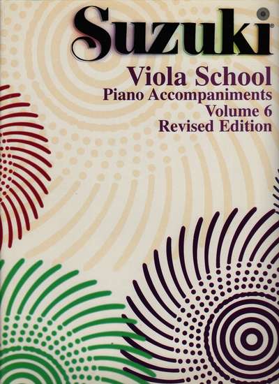 photo of Suzuki Viola School, Vol. 6,  Accompaniment, Revised 2000