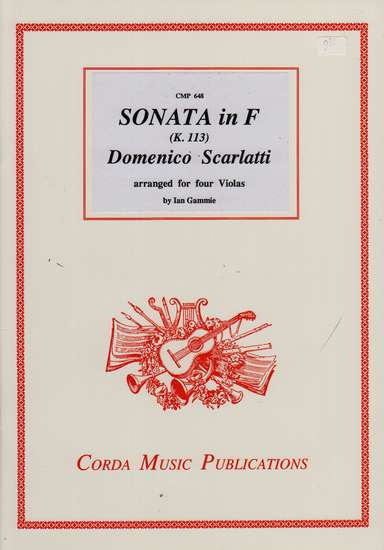 photo of Sonata in F, K. 113
