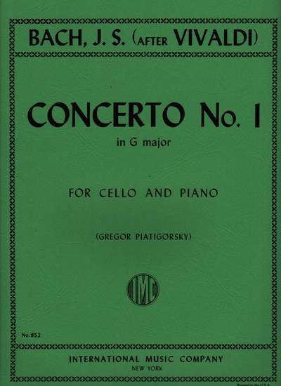 photo of Concerto No. 1 in G major