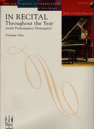 photo of In Recital Through the Year, Vol. I, Book 1