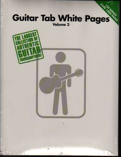 photo of Guitar TAB White Pages, Vol. 2, 150 song transcriptions, 1024 pp.