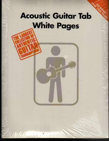 photo of Acoustic Guitar TAB White Pages,  150 song transcriptions, 1024 pp.
