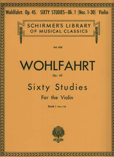photo of Sixty Studies for the Violin, Op. 45, Book I