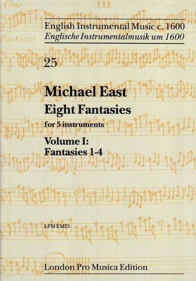 photo of Eight Fantasies for 5 instruments, Vol. I: Fantasies 1-4