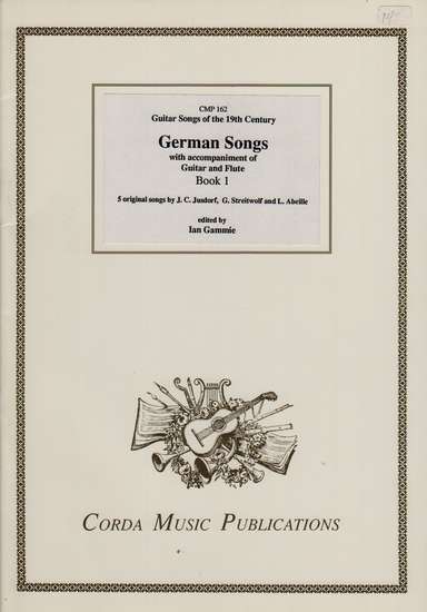 photo of German Songs with accompaniment of Guitar and Flute, Book 1