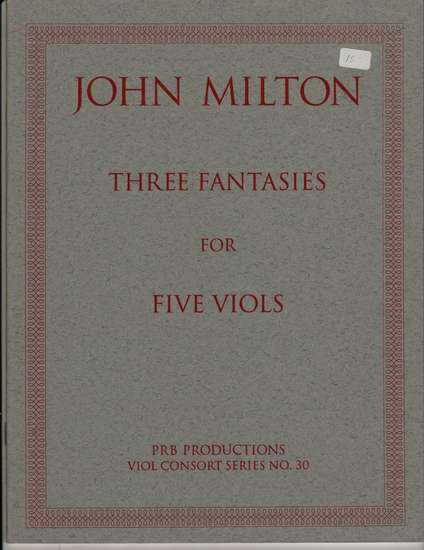 photo of Three Fantasies for Five Viols