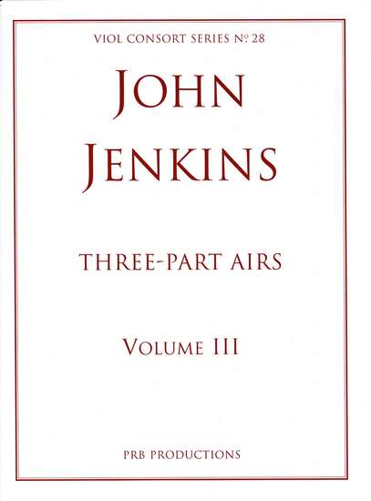 photo of Three-Part Airs, Volume III, Airs in g minor and C major