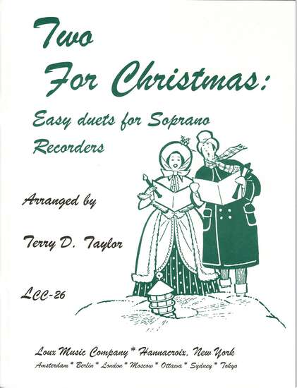 photo of Two For Christmas: 24 Easy duets for Soprano Recorders
