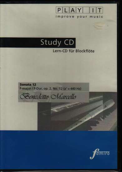 photo of Sonata 12, F major, Op.2,  No.12 Study CD, Play It