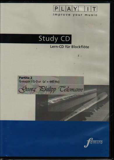 photo of Partita 2, G major, TWV 41:G2 Study CD, Play It