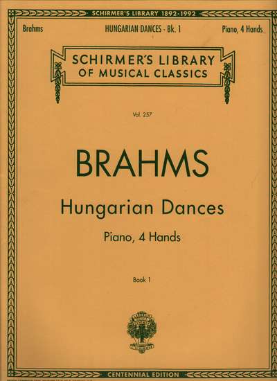 photo of Hungarian Dances, Piano, 4 Hands, Book 1