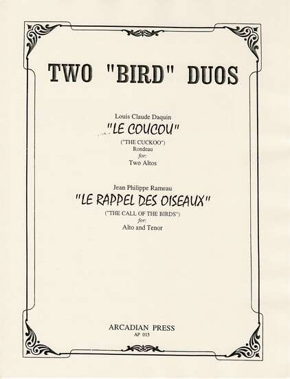 photo of Two Bird Duos, Le Coucou and Le Rappel des Oiseaux