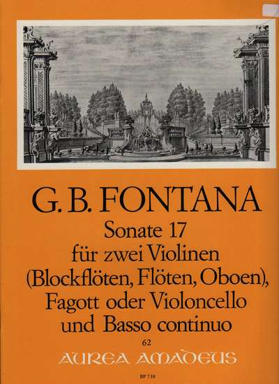 photo of Sonata 17 für zwei Violinen, Fagott, und Bc