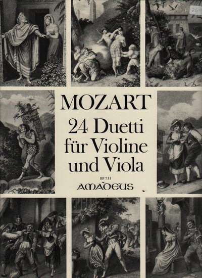 photo of 24 Duetti für Violine und Viola aus den opern Die Zauberflöte und Don Giovanni