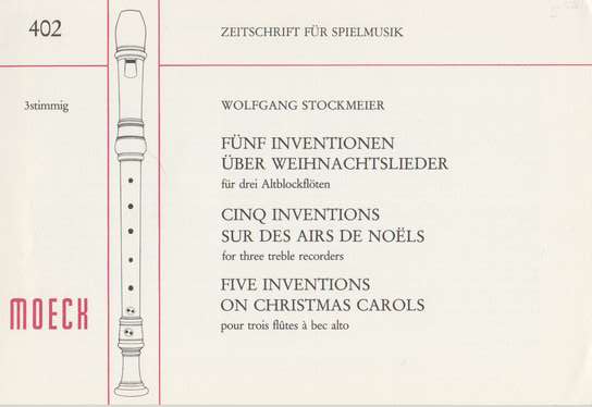photo of Five Inventions on Christmas Carols (modern harmony)