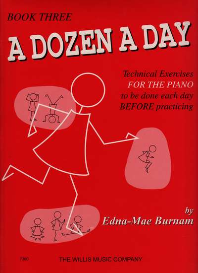 photo of A Dozen A Day, Book Three, Technical Exercises for the Piano