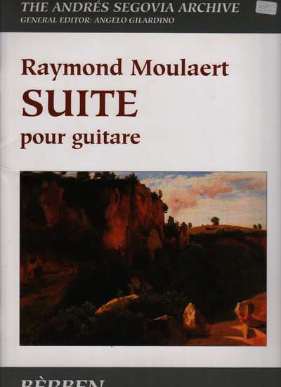 photo of Suite pour guitare includes facsimile
