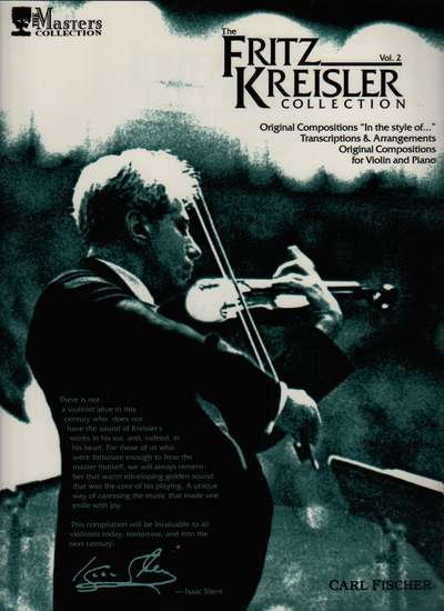 photo of Fritz Kreisler Collection,Original Compositions/ Transcriptions/ Cadenzas, Vol.2
