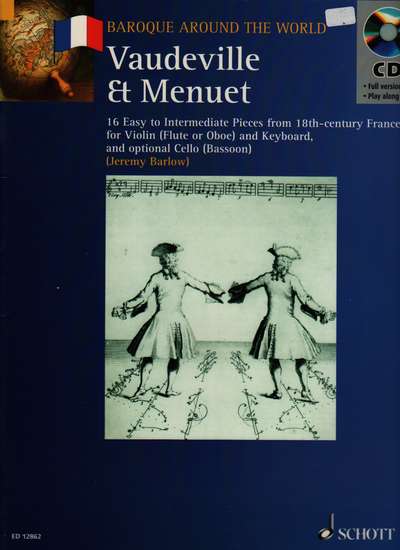 photo of Vaudeville & MInuet 16 Easy to Intermediate Pieces from 18th-century France