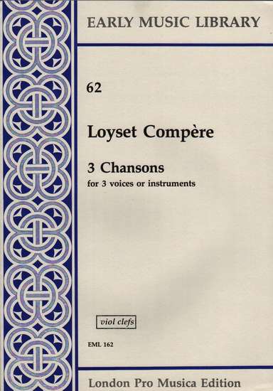 photo of 3 Chansons, Version for Viols