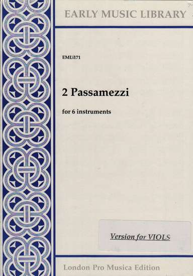 photo of 2 Passamezzi, Version for Viols