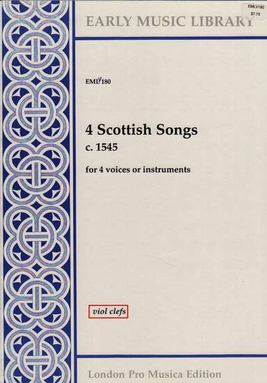 photo of 4 Scottish Songs, Version for Viols